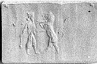 Cylinder seal, Agate, Achaemenid 