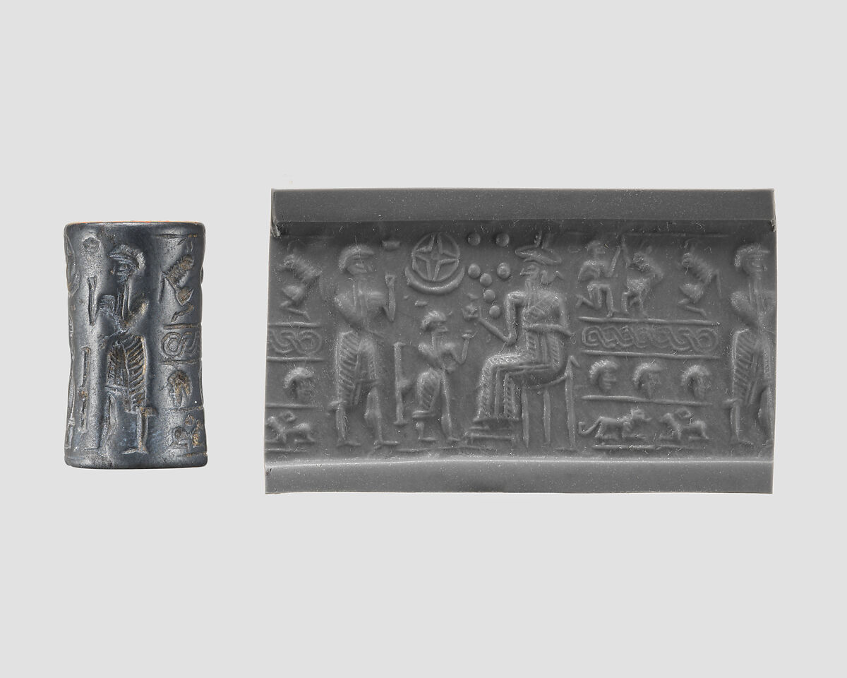 Cylinder seal, Hematite 