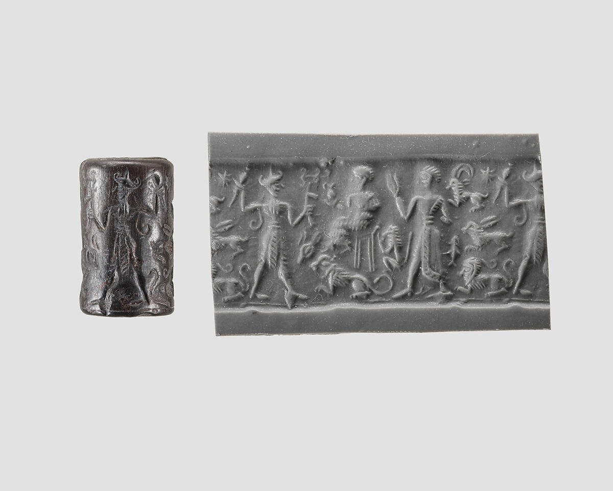 Cylinder seal, Hematite 