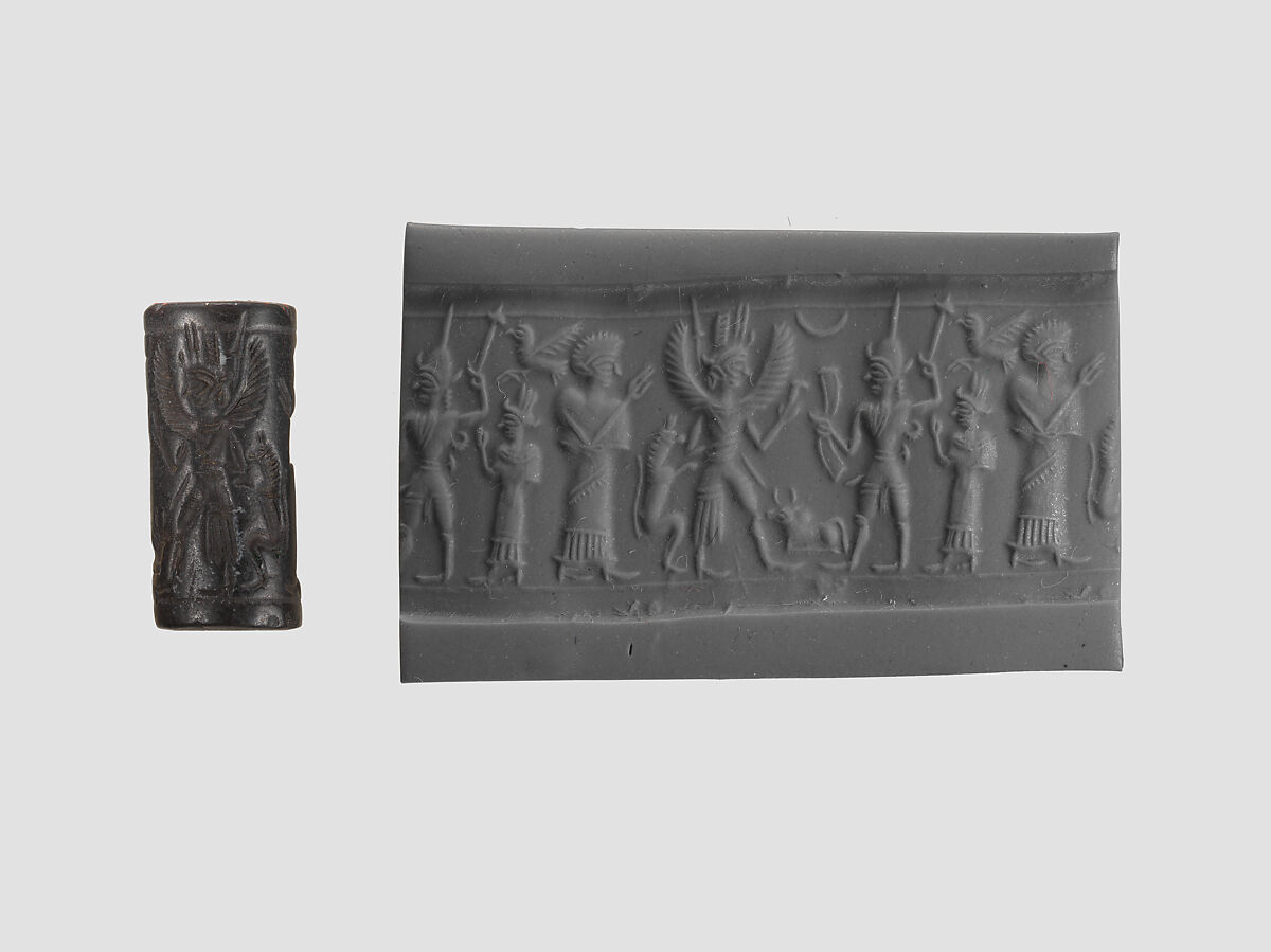 Cylinder seal, Hematite 