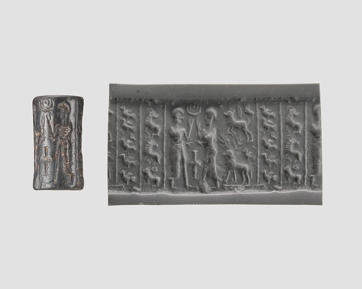 Cylinder seal, Hematite 