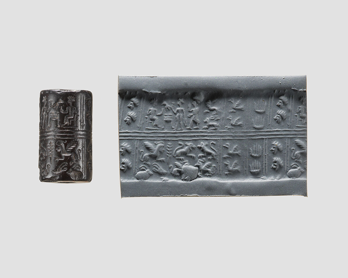 Cylinder seal, Hematite 