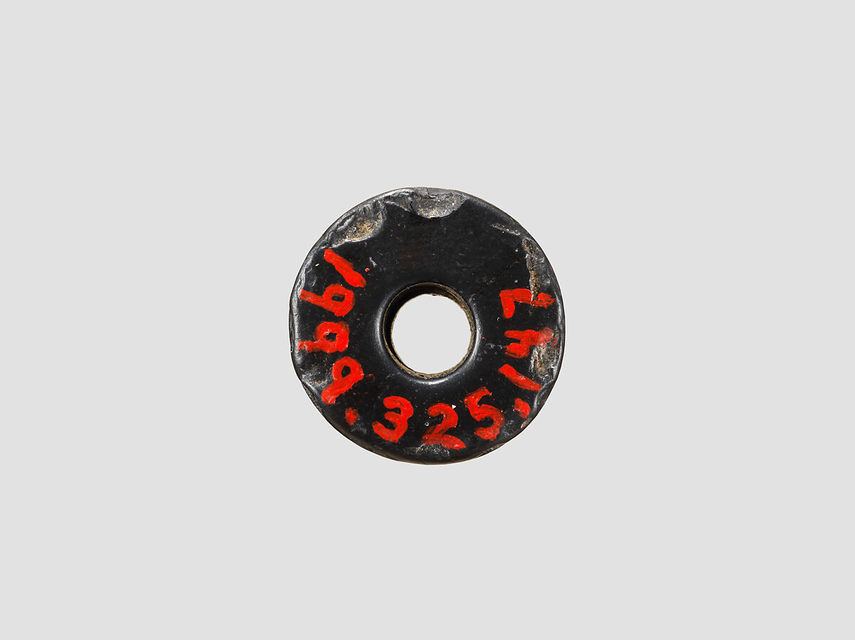 Cylinder seal and modern impression: royal figures approaching weather god; divinities, Hematite