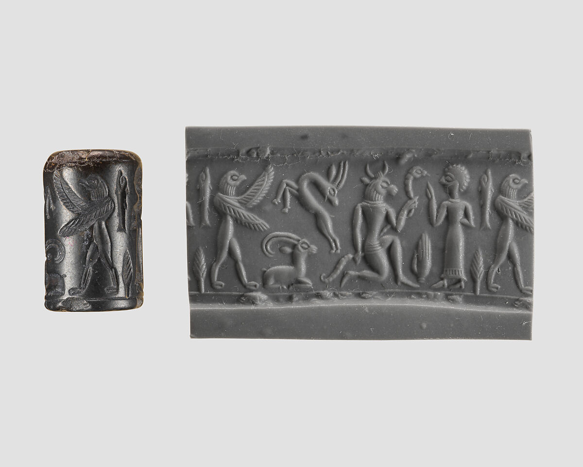 Cylinder seal, Hematite 