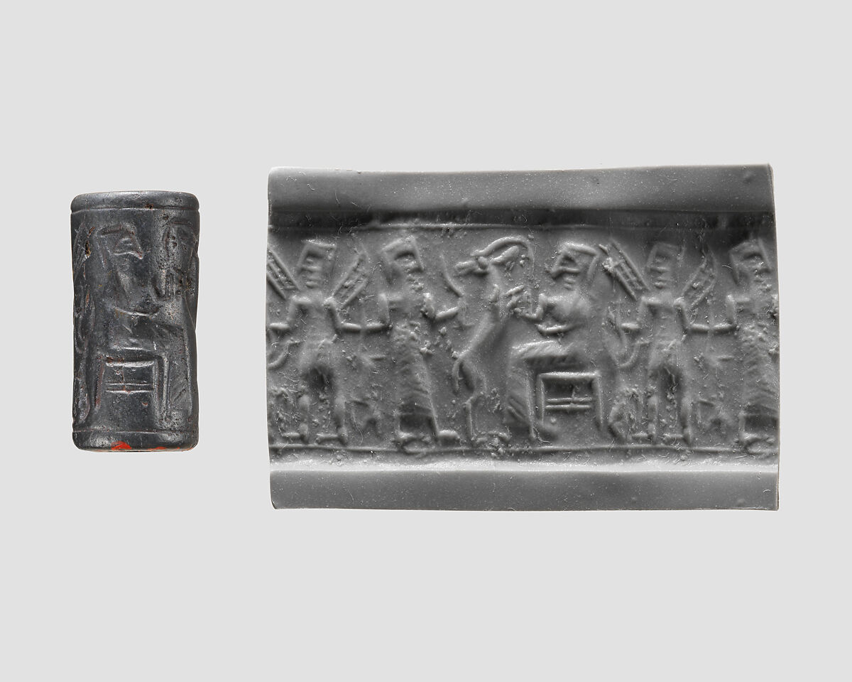 Cylinder seal, Hematite 