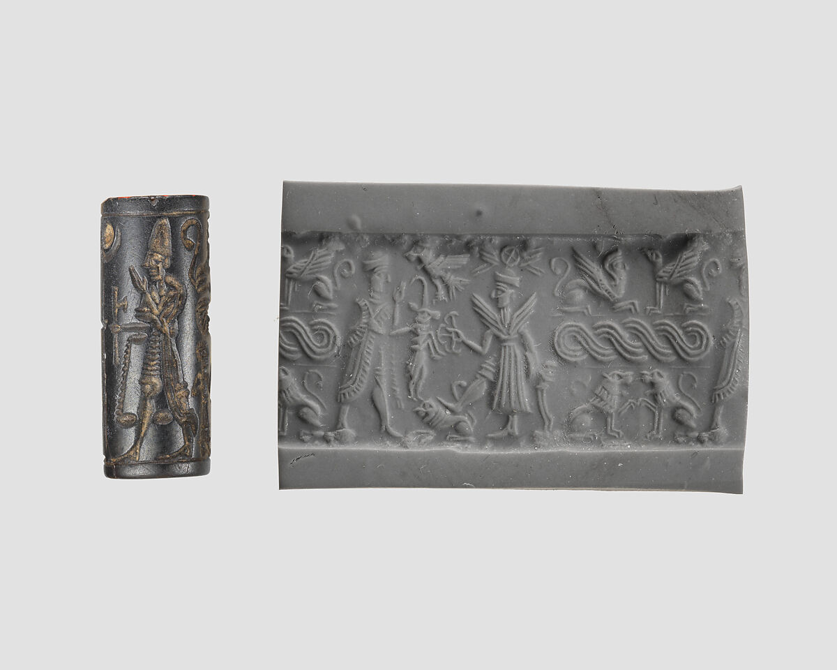 Cylinder seal, Hematite 
