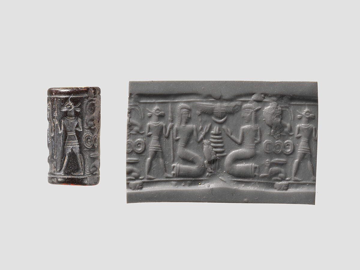 Cylinder seal, Hematite 