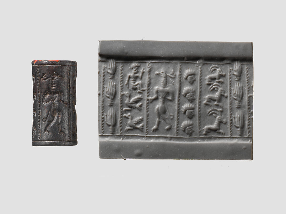 Cylinder seal, Hematite 