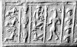 Cylinder seal, Hematite 