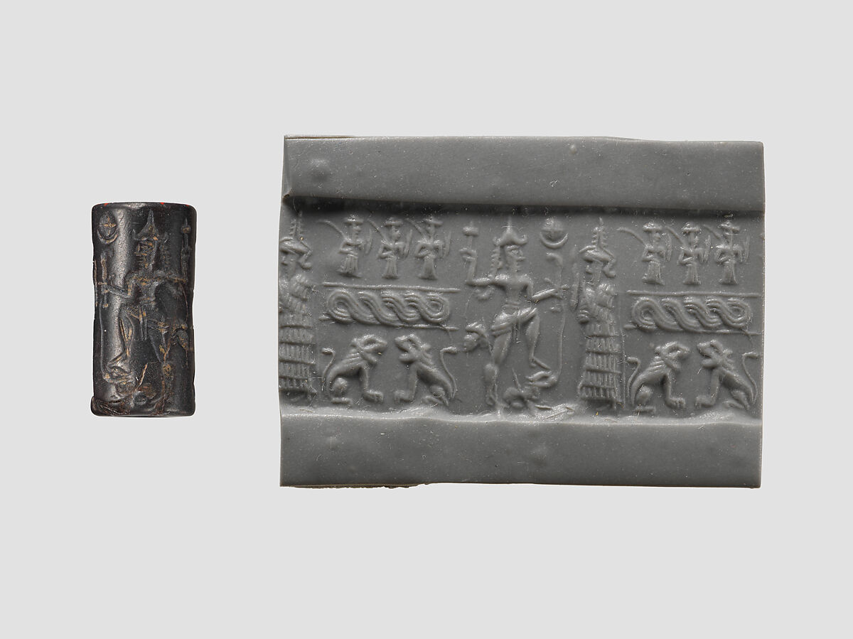 Cylinder seal, Hematite 