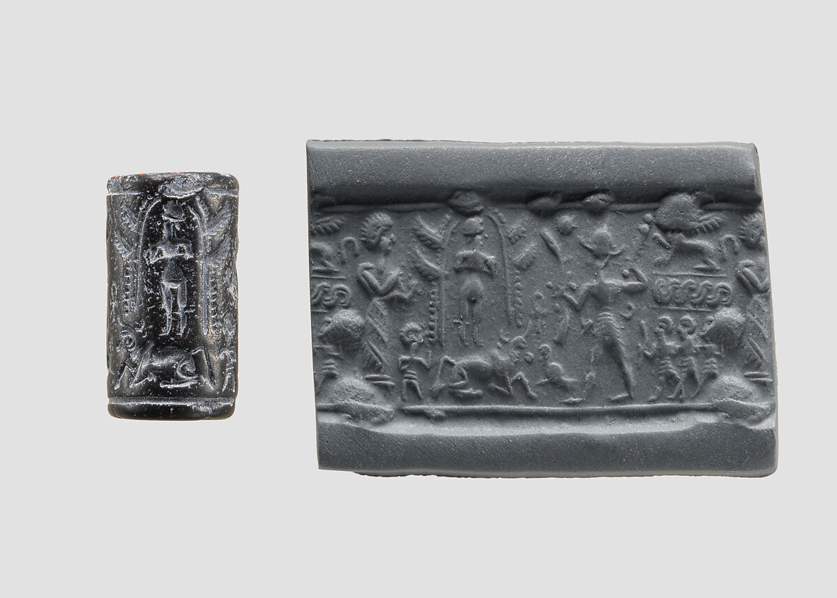 Cylinder seal, Hematite 