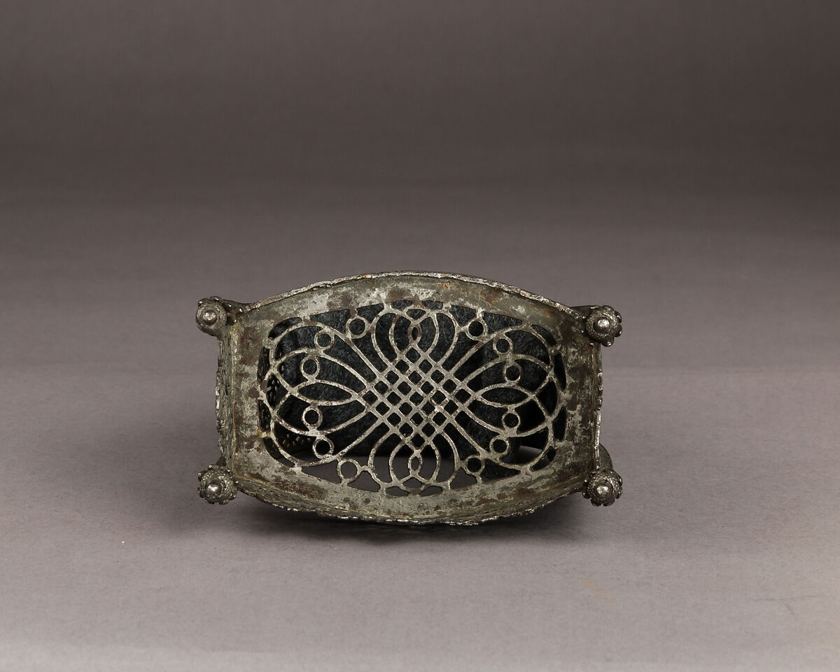 Stirrup, Iron alloy, tin, East German or Bohemian