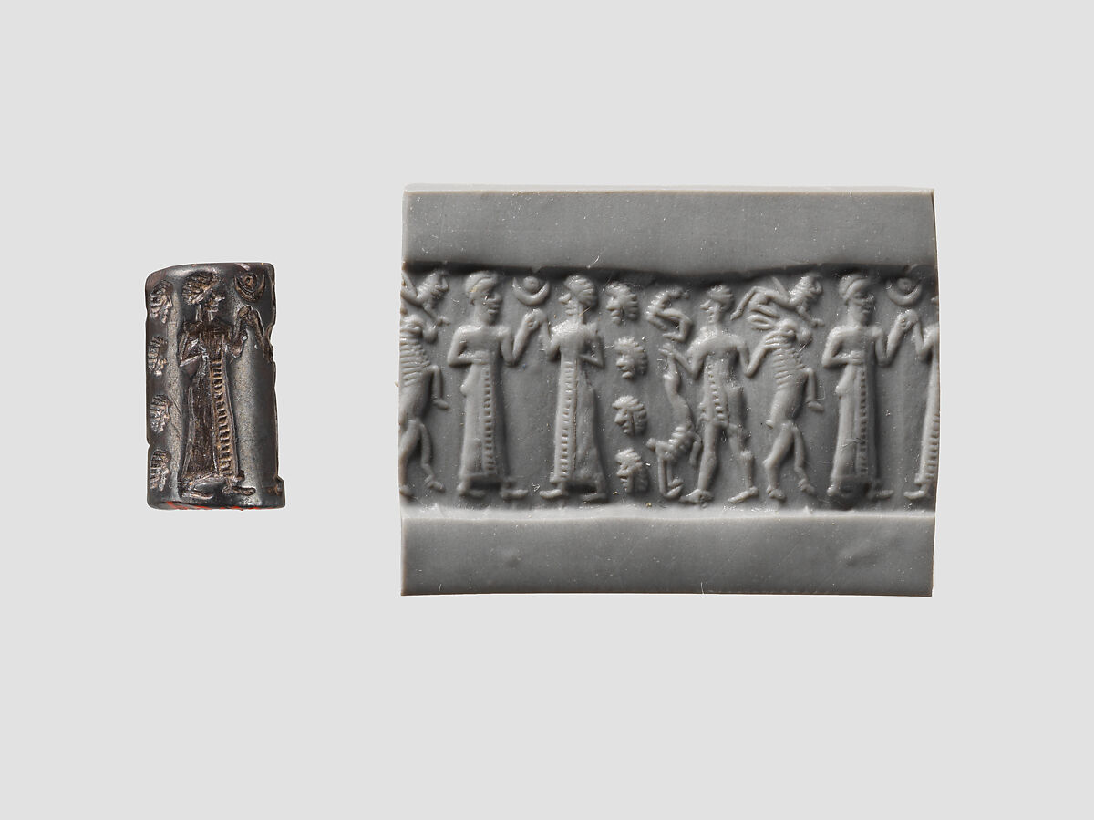 Cylinder seal, Hematite 