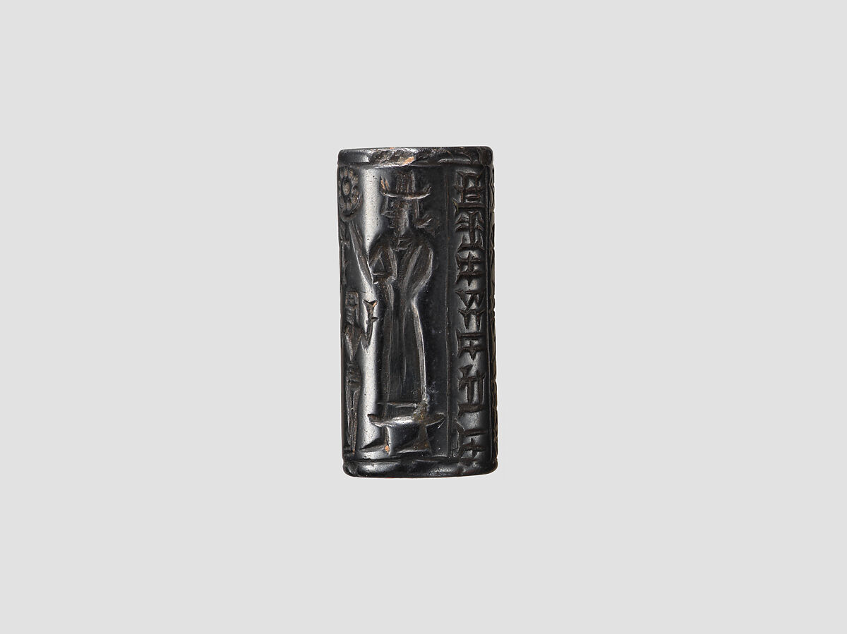 Cylinder seal, Hematite, Syrian