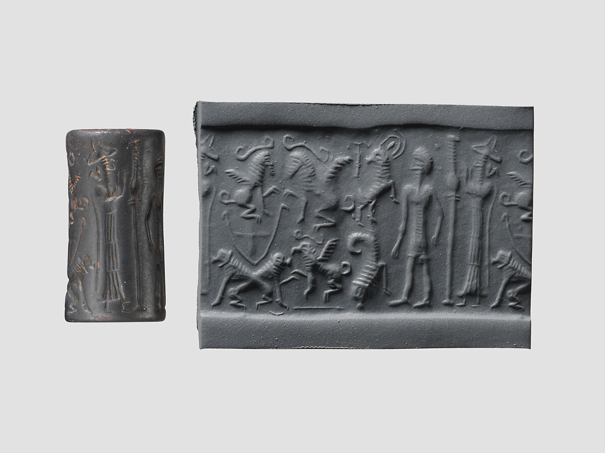 Cylinder seal, Hematite