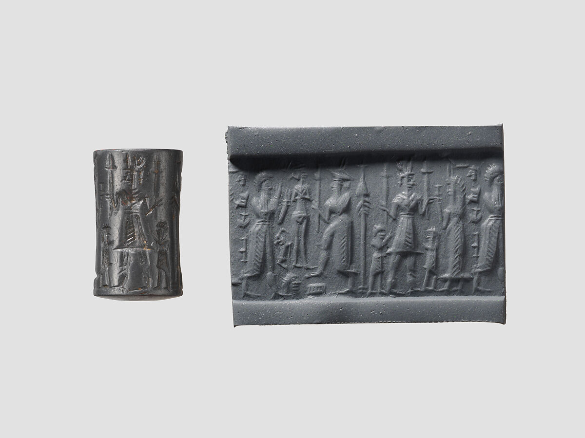 Cylinder seal, Hematite 