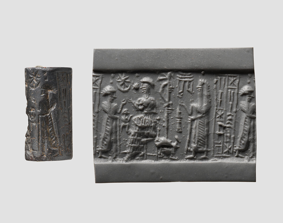 Cylinder seal, Hematite 