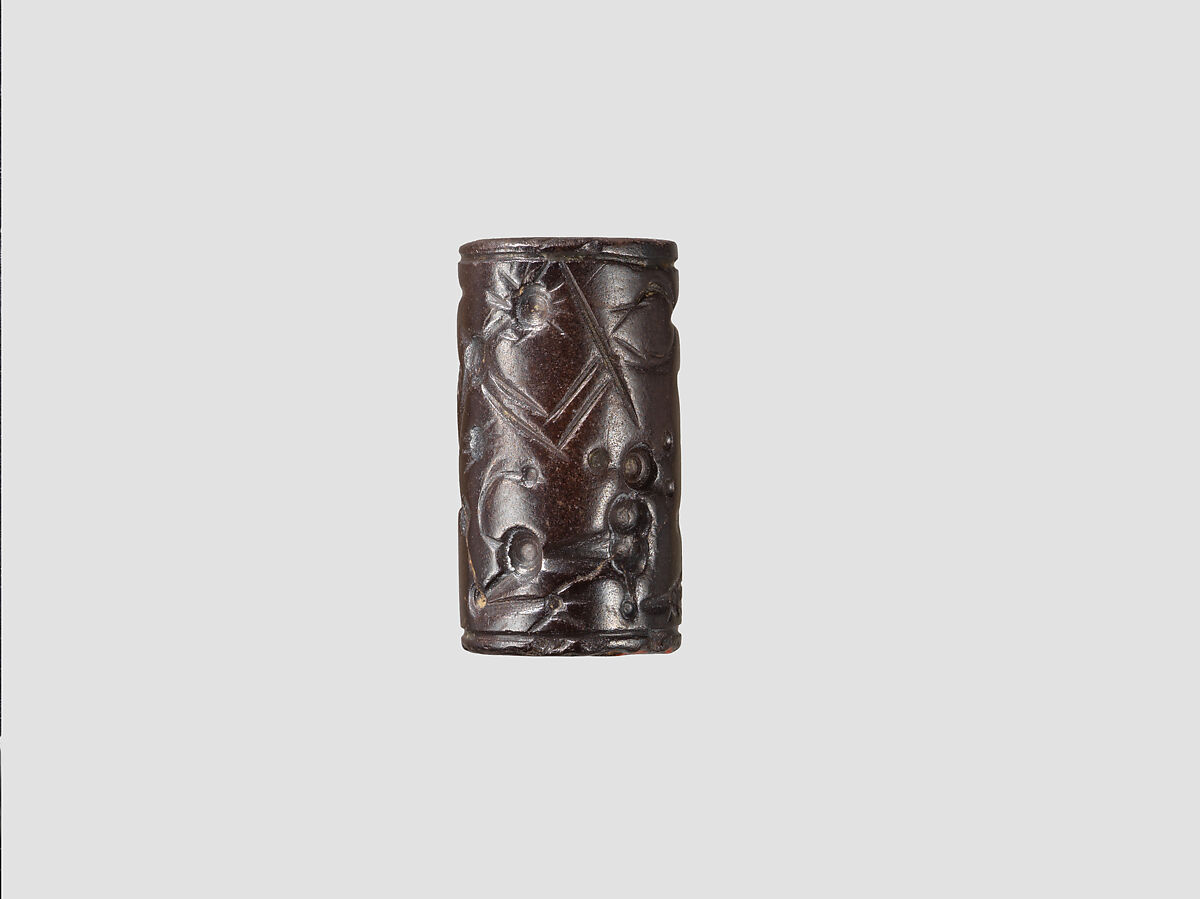 Cylinder seal, Hematite, Mitanni