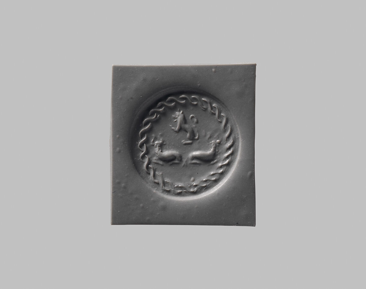 Stamp seal, Hematite, Hittite