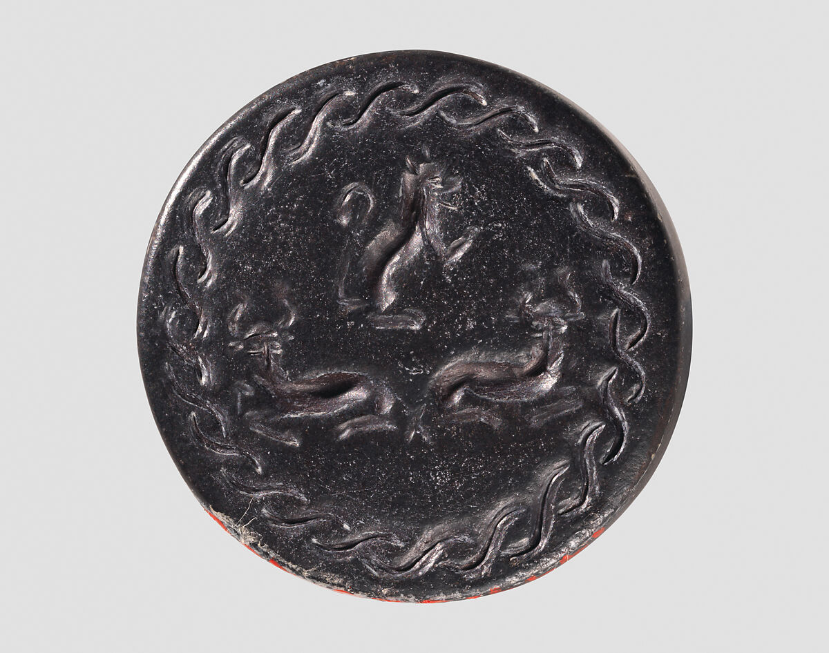 Stamp seal, Hematite, Hittite 