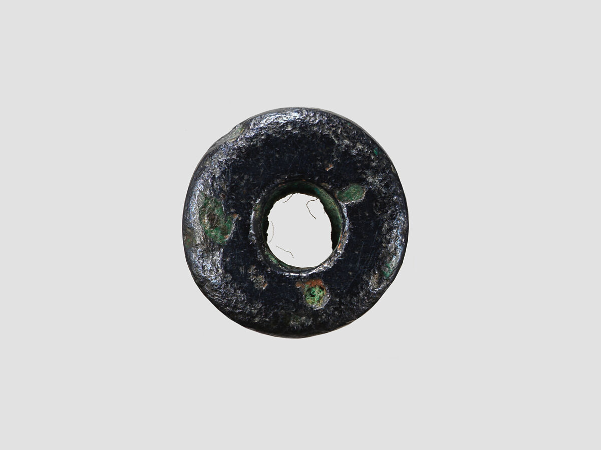 Cylinder seal and modern impression: horned animals, Hematite, Cypriot