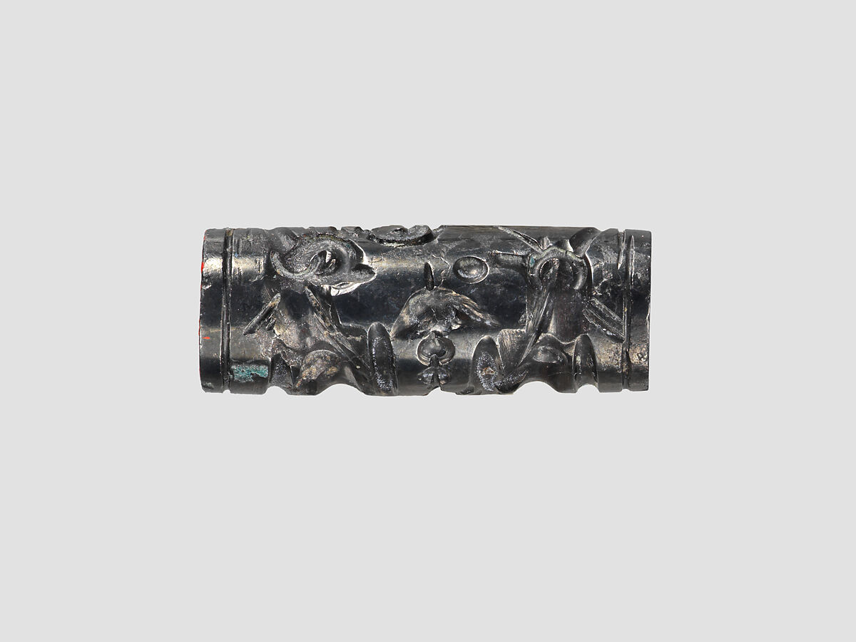 Cylinder seal, Hematite, Cypriot (?)
