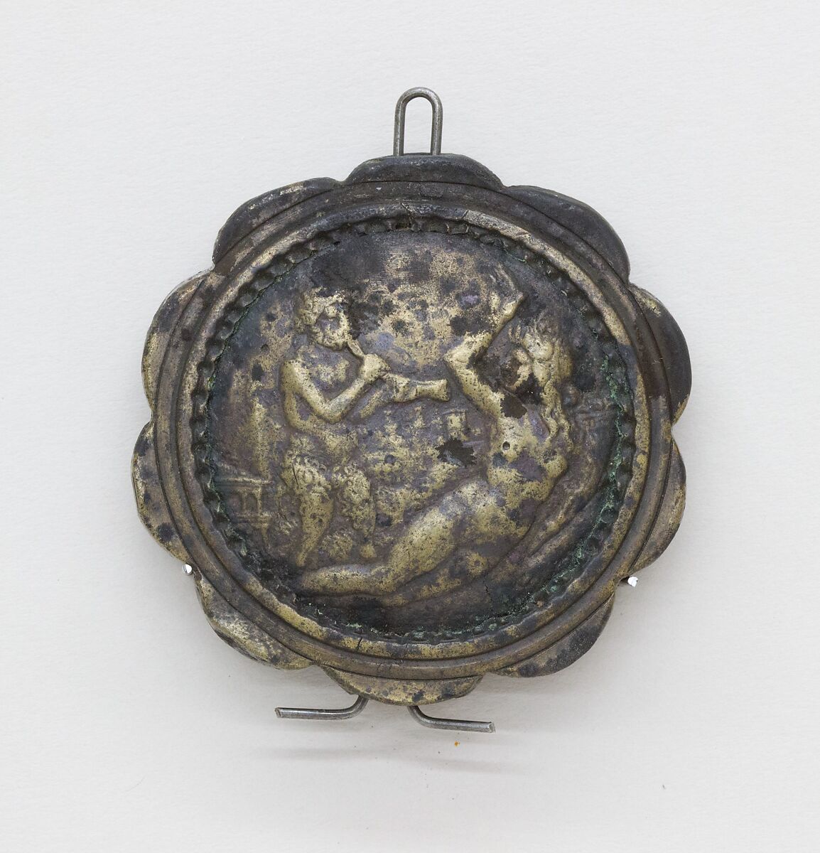 Sword Pommel, Bronze, Italian