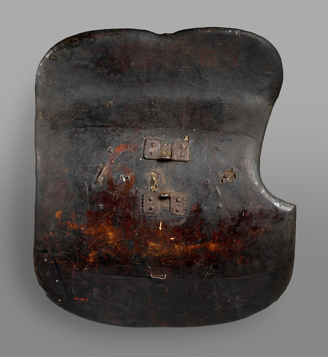 Shield for the Field or Tournament (Targe), Wood, leather, silver, gesso, polychromy, iron, German