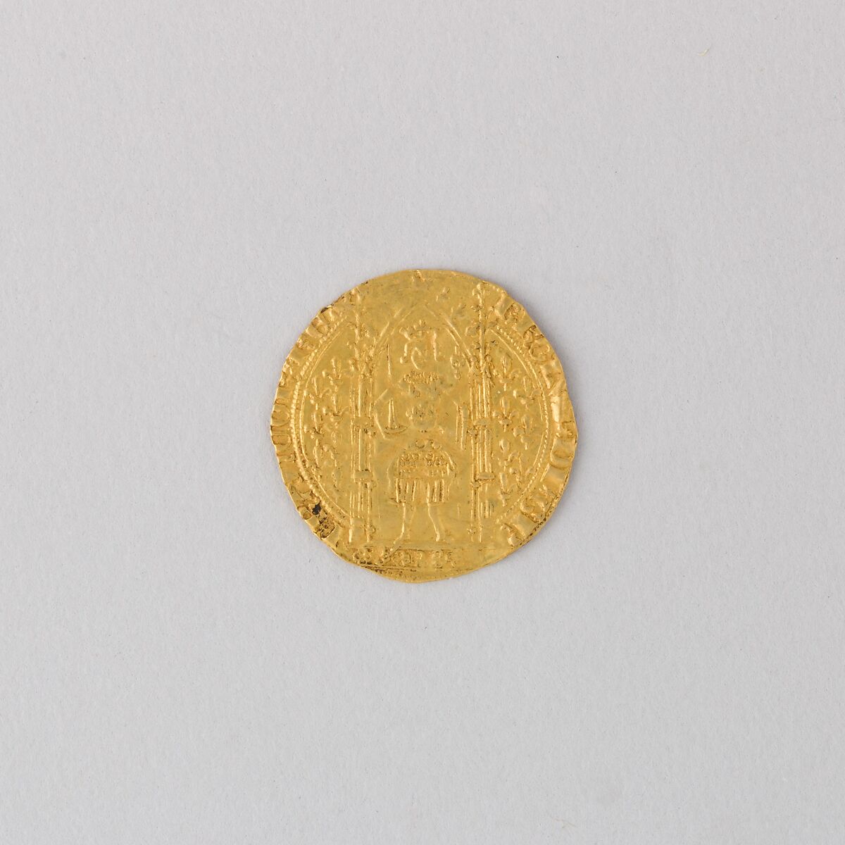 Coin (Franc) Showing Charles V, Gold, French 