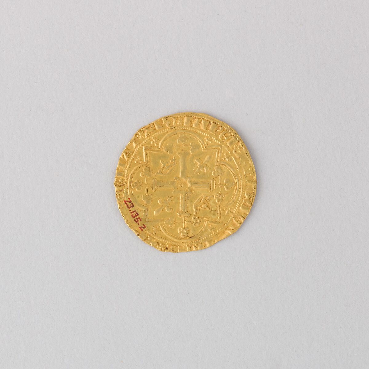Coin (Franc) Showing Charles V, Gold, French