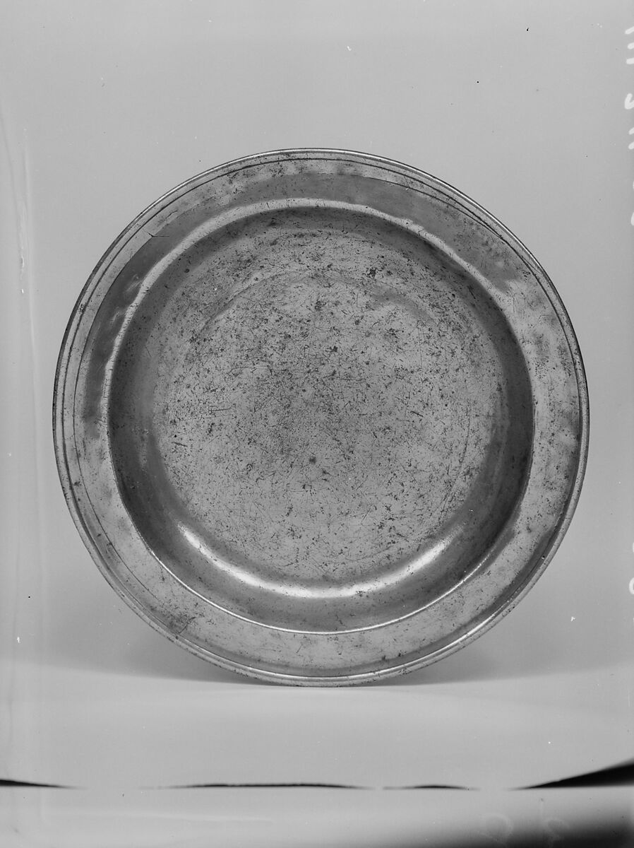 Dish, Joseph Danforth (1758–1788), Pewter, American 