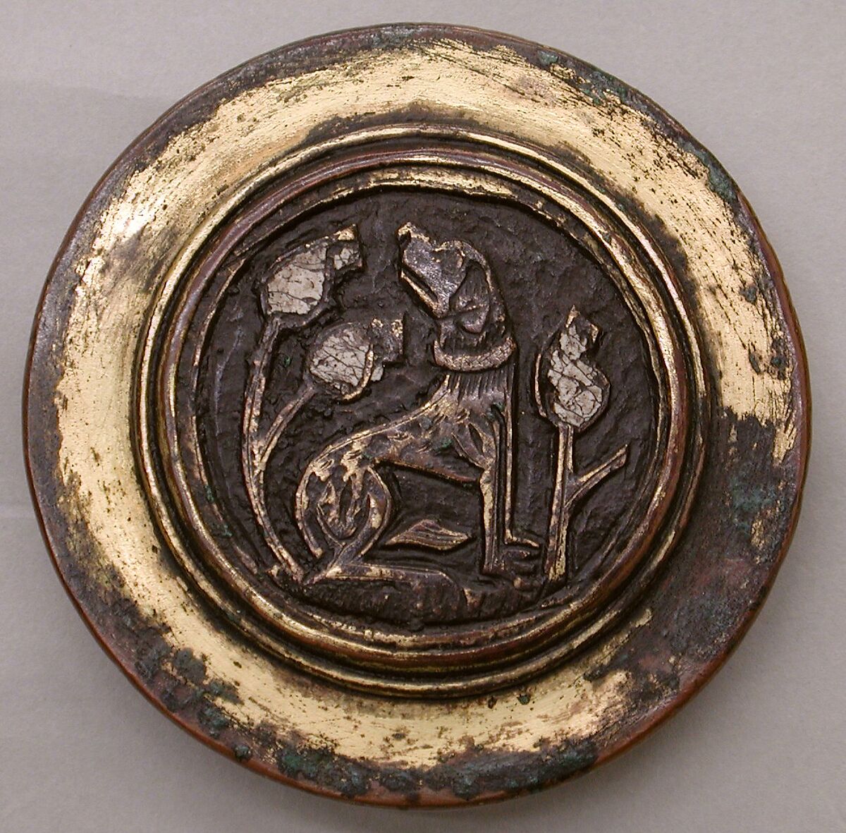 Kidney Dagger in Gothic Style, Henri Husson (French, 1851–1914), Steel, wood (walnut), copper, black enamel, French