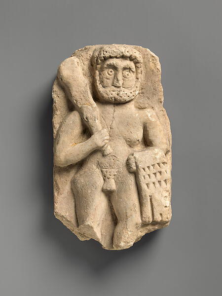 Relief of Herakles, Gypsum 