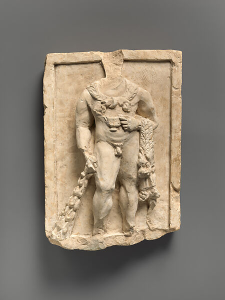 Relief of Herakles, Limestone 