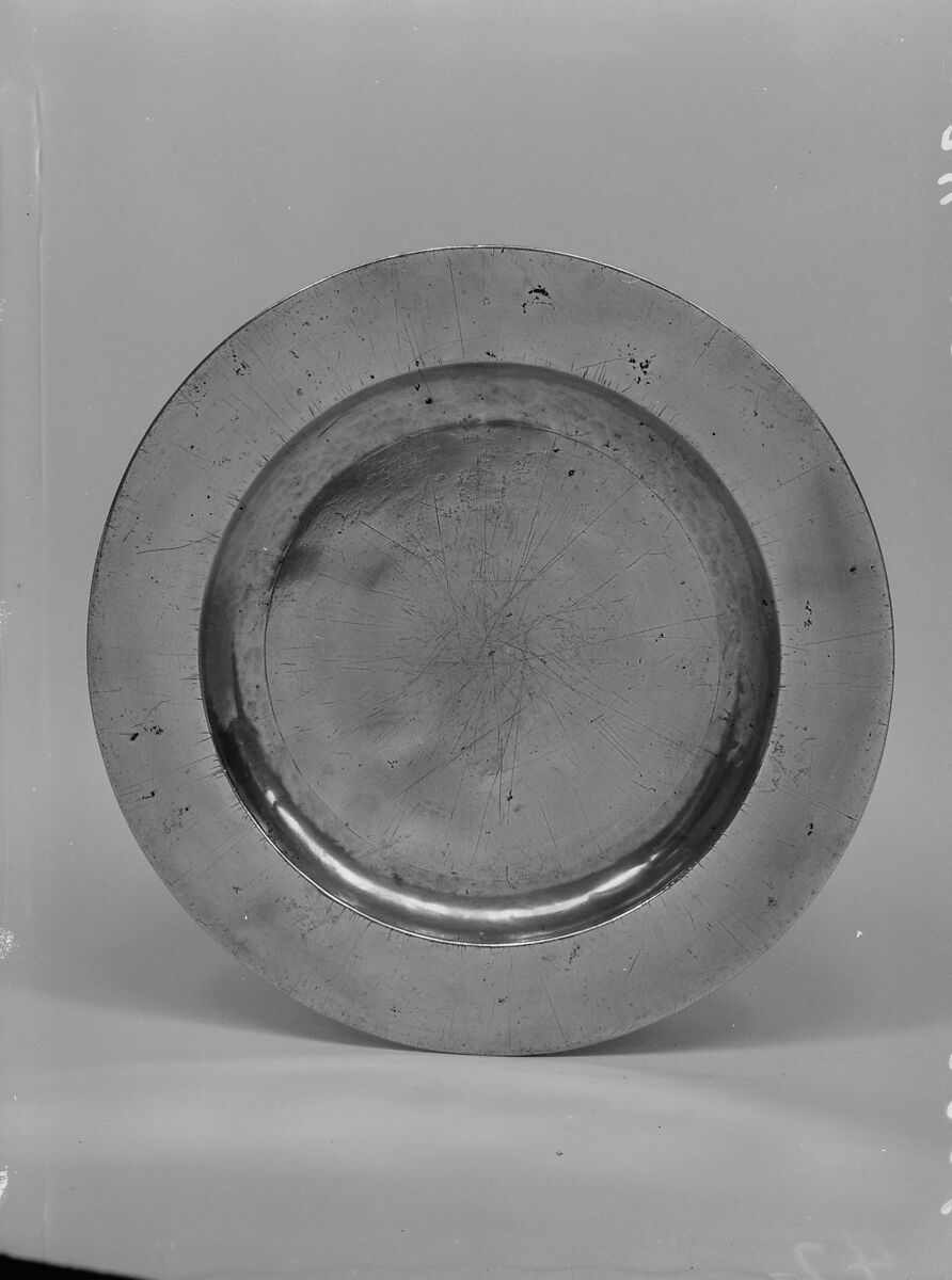 Dish, Joseph Danforth (1758–1788), Pewter, American 