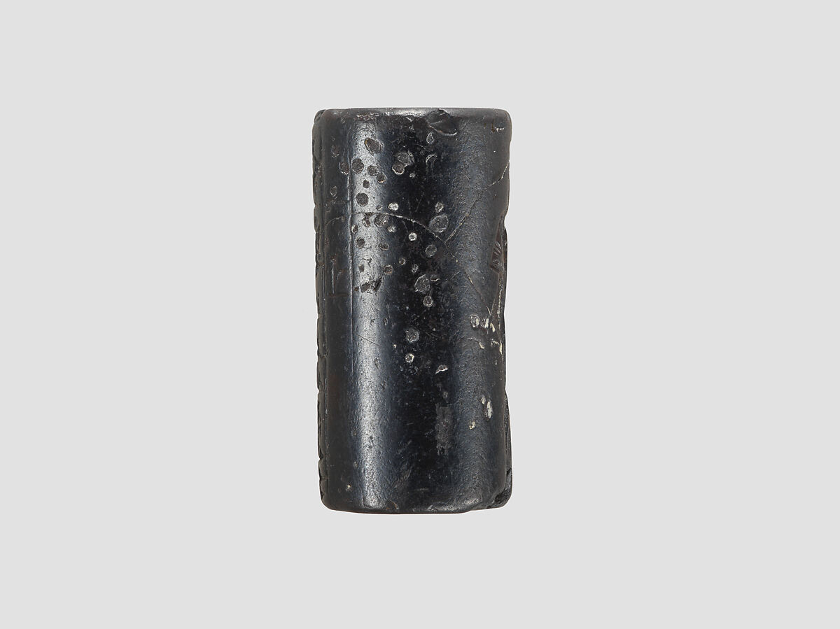 Cylinder seal, Hematite, Babylonian