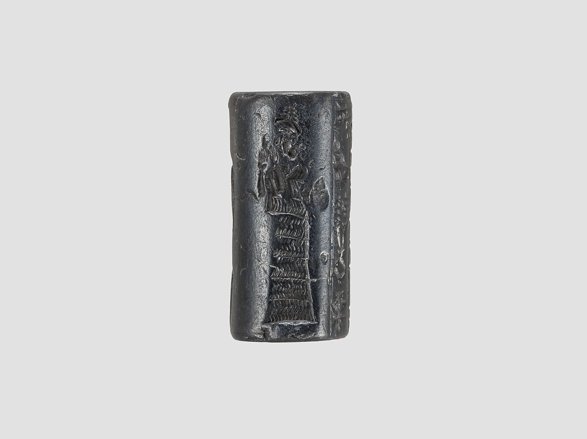 Cylinder seal, Hematite, Babylonian