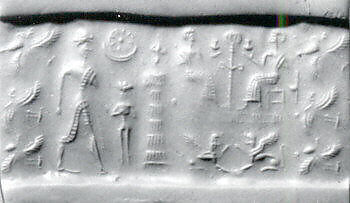 Cylinder seal, Hematite, Syrian 