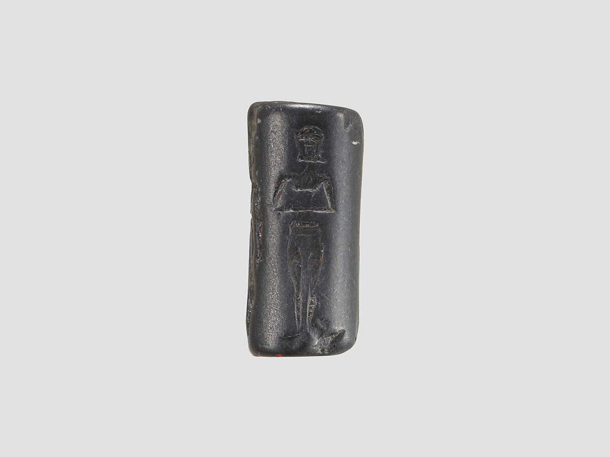 Cylinder seal, Hematite, Babylonian