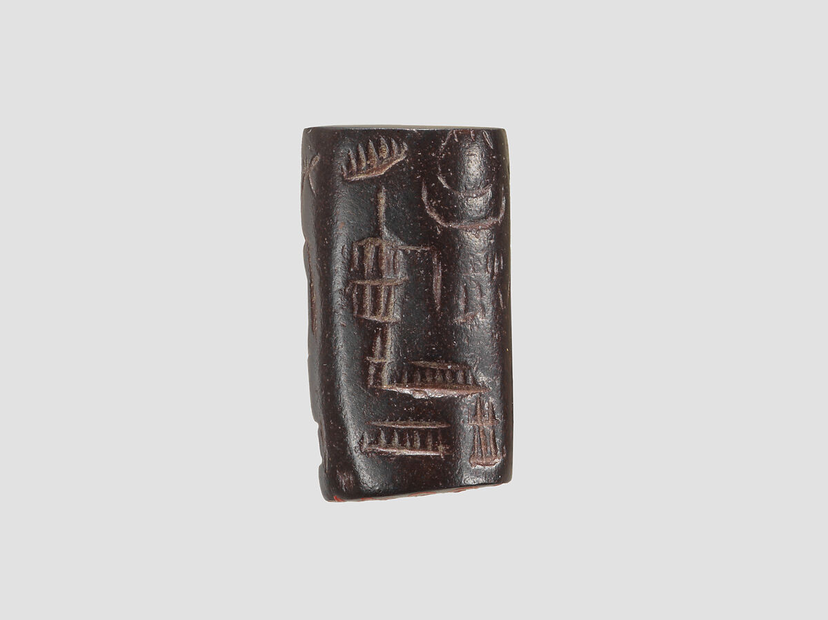 Cylinder seal, Limonite, Old Assyrian Trading Colony