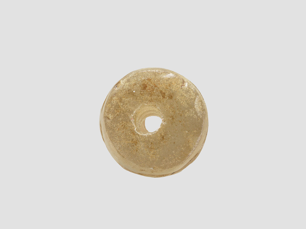 Cylinder seal with animals and divine symbols, Flawed neutral Chalcedony (Quartz), Assyrian