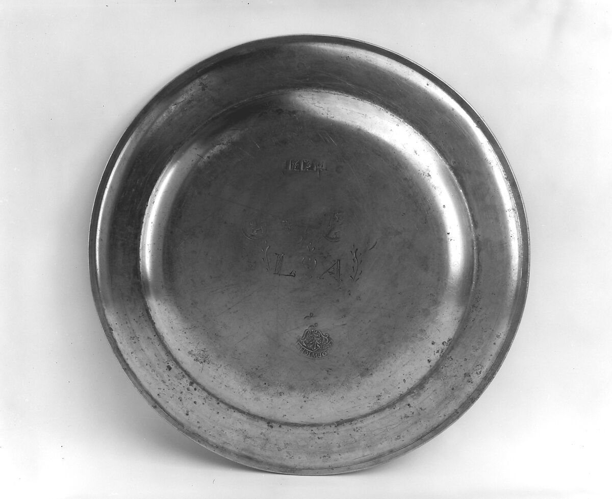 Dish, Thomas Danforth, I (1703–1786), Pewter, American