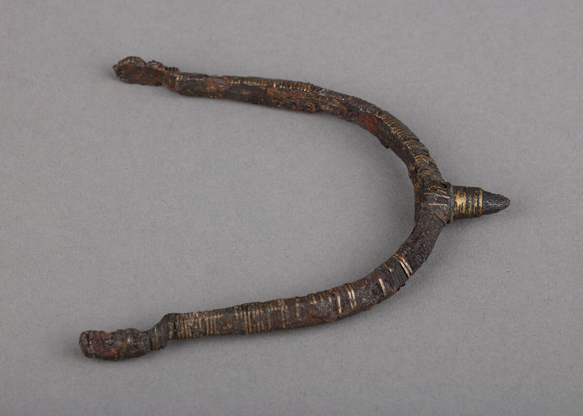 Prick Spur, Iron alloy, copper alloy, Carolingian 