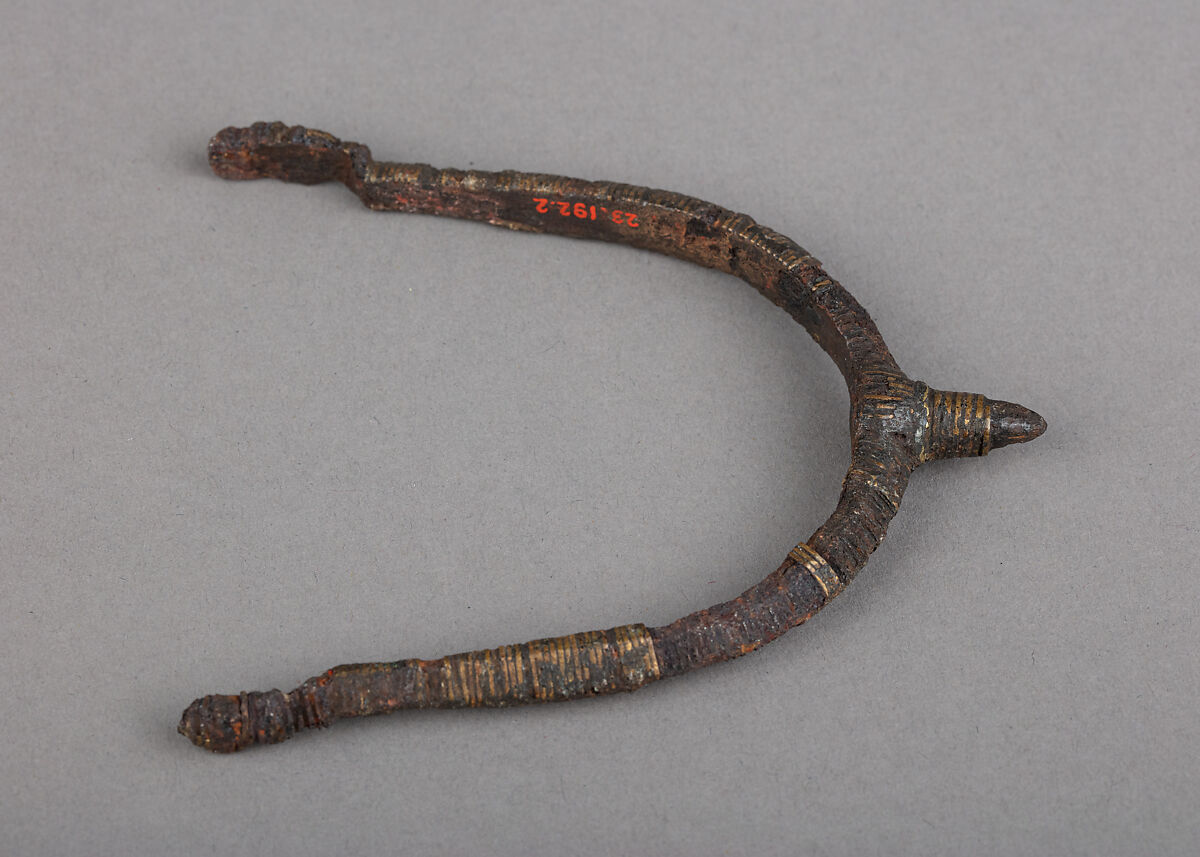 Prick Spur, Iron alloy, copper alloy, Carolingian
