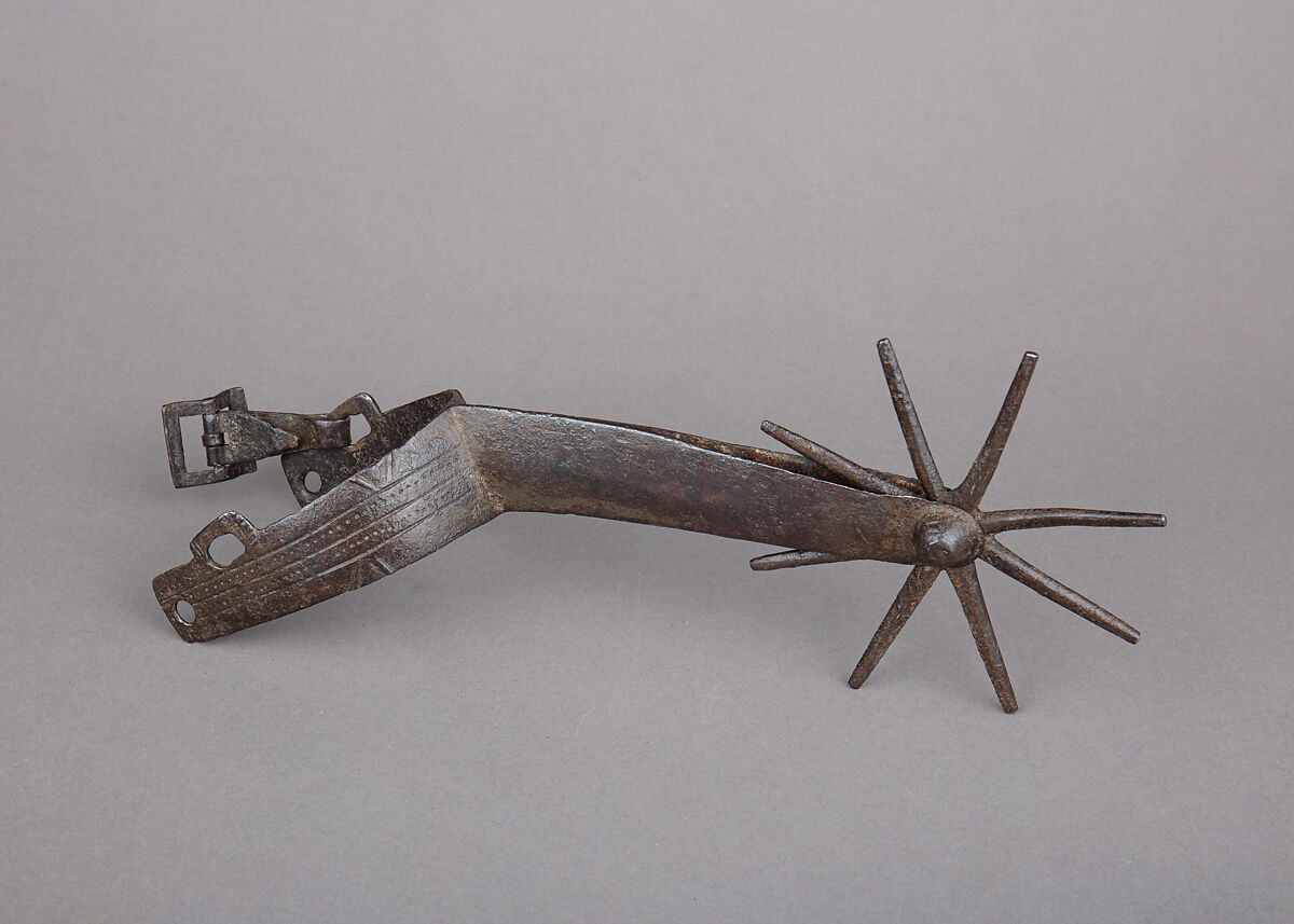 Rowel Spur (Right), Iron alloy, Hungarian