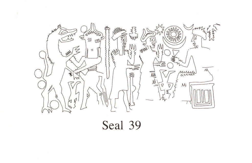 Cuneiform tablet case impressed with two cylinder seals, for cuneiform tablet 1983.135.5a: court deposition, Clay, Old Assyrian Trading Colony