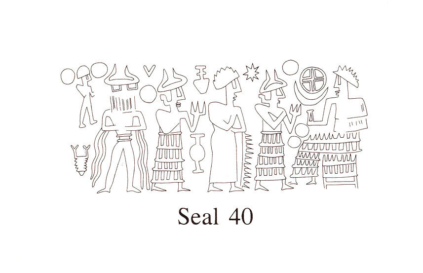 Cuneiform tablet case impressed with three cylinder seals, for cuneiform tablet 66.245.19a: legal decision by appointed judges, Clay, Old Assyrian Trading Colony