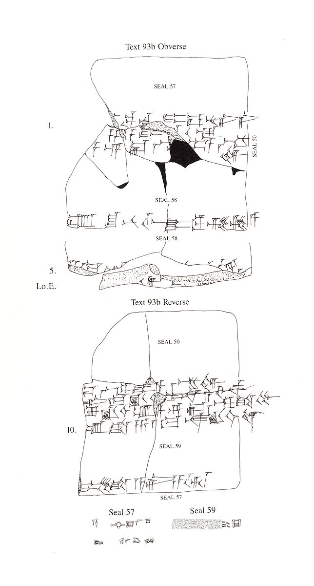 Cuneiform tablet case impressed with four cylinder seals in Anatolian and Old Assyrian style, for cuneiform tablet 66.245.16a: quittance for a loan in silver, Clay, Old Assyrian Trading Colony