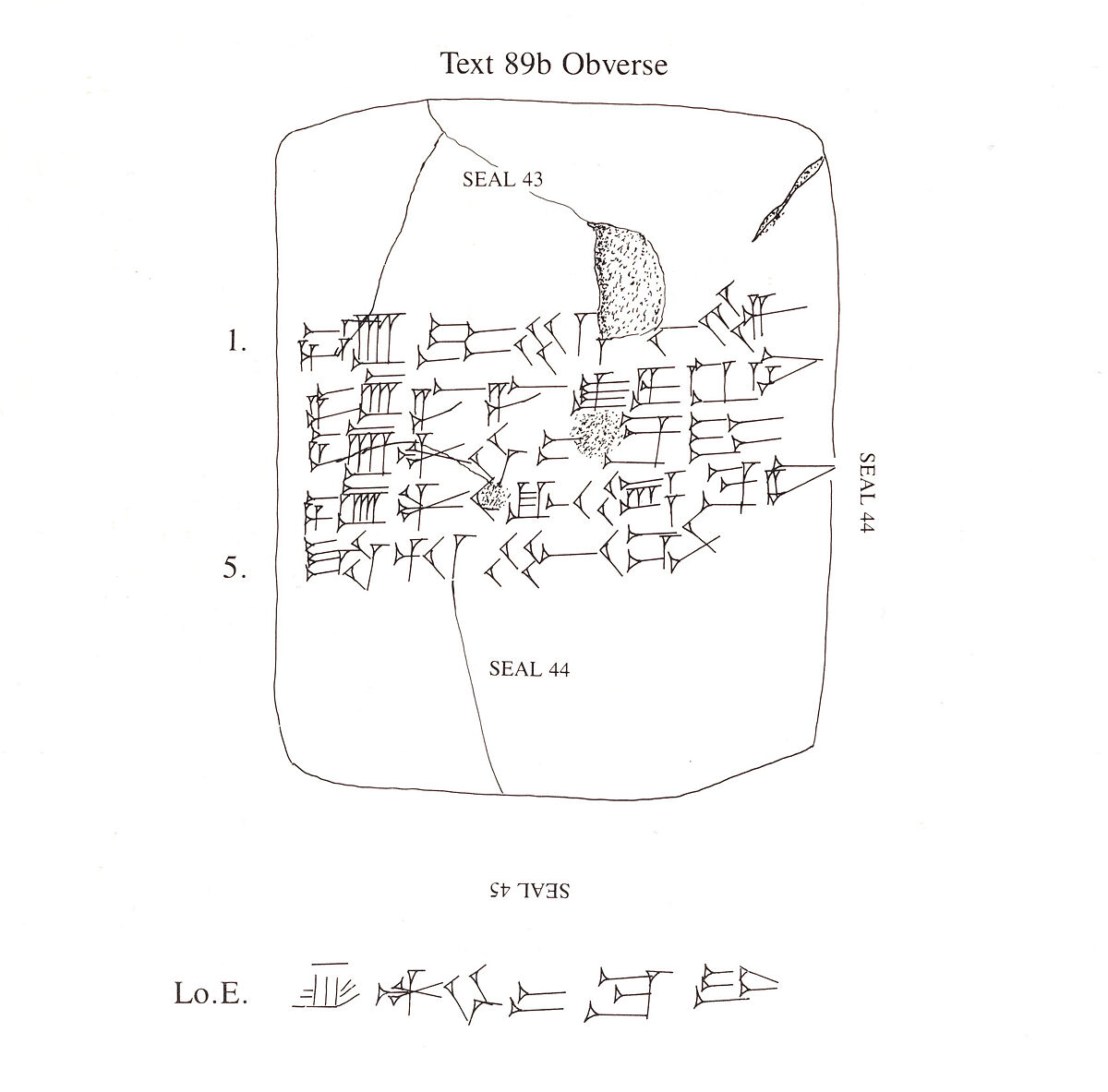 Cuneiform tablet case impressed with three cylinder seals, for cuneiform tablet 66.245.14a: loan of silver, Clay, Old Assyrian Trading Colony