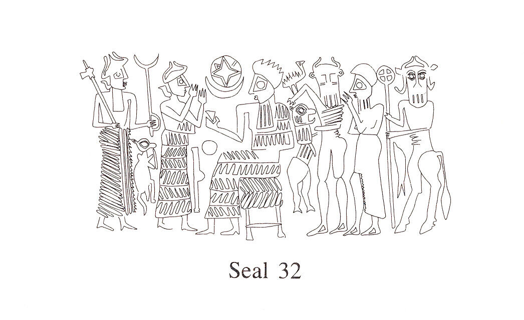 Cuneiform tablet case impressed with two cylinder seals, for cuneiform tablet 66.245.5a: record of a lawsuit, Clay, Old Assyrian Trading Colony